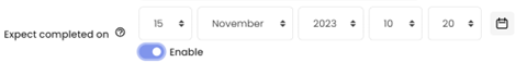 Moodle - Activity Completion - Expect Completed On